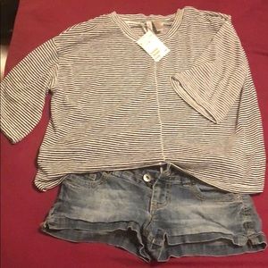 H&M and So shorts/shirt combo!